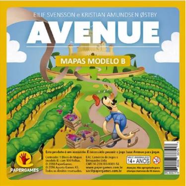 Imagem de Avenue - Mapas Modelo B - Papergames - GROK