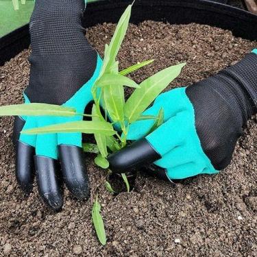 Imagem de Luvas De Jardim Com Garras Jardinagem Cavar Terra Escavação - oem