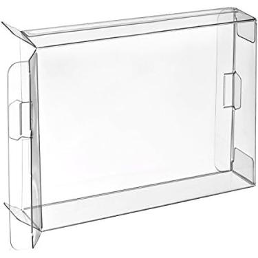 Imagem de CHILDMORY 10Pcs Clear Protective Box Case Display Sleeve Protector for PS 2 Xbox Wii Xbox 360 Games Cartridge Box