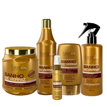 Imagem de Forever Liss Kit Completo Banho De Verniz Com Máscara 1kg