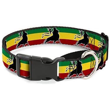 Imagem de Buckle-Down MGC-W31261-WM Coleira para cães com estampa de leão de Zion Repeat, média