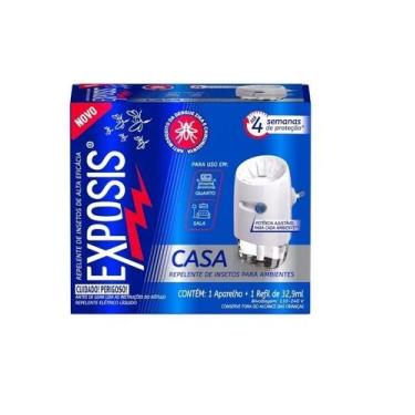 Imagem de  Aparelho  Refil Repelente Líquido Elétrico Exposis 32,9ml