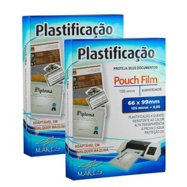 Imagem de Polaseal Plástico para plastificação 0,05 CPF 66x99 200un - Mares