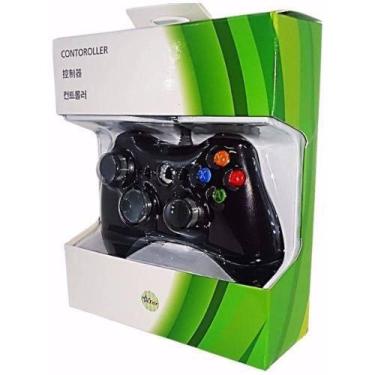 Imagem de Controle Com Fio Compatível com Xbox 360 Slim Joystick Computador E Pc