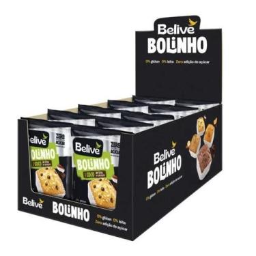 Imagem de Bolinho Sem Glúten, Sem Açúcar, Belive Be Free Coco + Chocolate Conten
