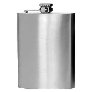 Imagem de Cantil Inox De Bolso Para Whisky 220ml Mimo Style