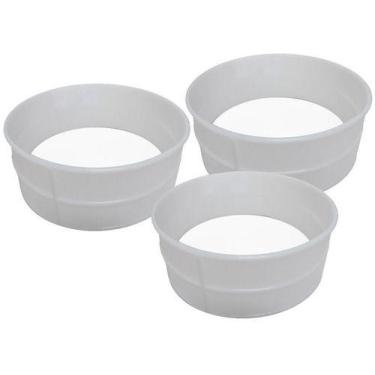 Imagem de Forma Para Queijo Canastra De 1kg Injesul (3 Unidades)