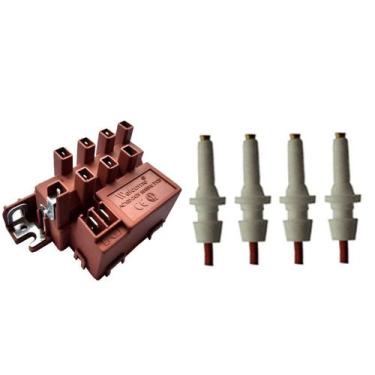 Imagem de Kit Usina De Ignição E Eletrodo Fogões Mabe Dako Luna - Huika / Welcom