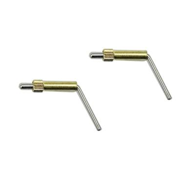 Imagem de URIMPAVIDO 2PCS Model Plane Canopy Hatch Lock Canopy Latch for RC Airplane Aircraft Canopy Cover Lock DIY Model Toy Parts (Big,Bending Angle 120°)