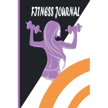 Imagem de exercise goals fitness: food journal 90-day nutrition fitness, size: 4 × 6 in Cover: bright pager :120