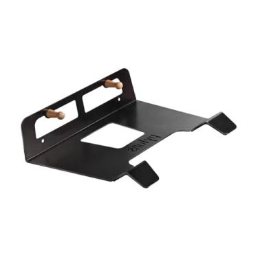 Imagem de YIJU Suporte de parede para bicicleta, suporte horizontal resistente para montagem na parede, prateleira para bicicletas de montanha e estrada, escritório, Preto