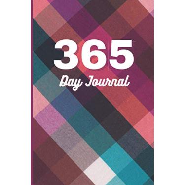 Imagem de 365 Day Journal - One Page A Day | Lined | Undated | 6x9 Daily Diary | Checkered Pattern Cover: Daily Diary for 365 days of Journaling. Gift for Family and Friends