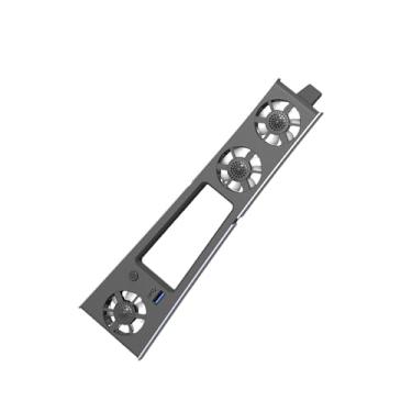 Imagem de Console Host Cooling Fan for PS5 Slim System, with Blue LED Light Indicator and Two Gears, Space-saving