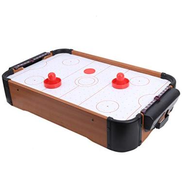 Imagem de Jogo Rápido de Estilingue, Teste Sua Velocidade e Precisão, Jogo de Tabuleiro de Air Hockey de Madeira Alimentado por Bateria, Jogo de Estilingue de Batalha de Mesa, Diversão