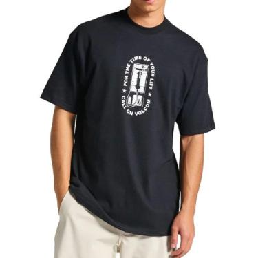 Imagem de Camiseta Volcom Comfort Time Of Your Life Preta, M, Preto