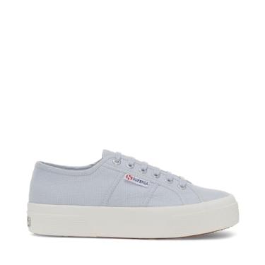 Imagem de Superga - Sapatos plataforma femininos 2740, cor cinza Lilla/Favorio, tamanho: 3,5 M EUA masculino/5 M EUA feminino