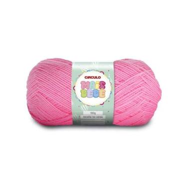 Imagem de Fio de lã Círculo Mais Bebê - 100% Acrílico Novelo 100 g, 3125 - ROSA 
