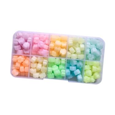 Imagem de rockible 180pcs Garra de gata de gata Mertes de parques de partículas para sedas de selo de vedação de selo para iniciantes no ano novo casamento crianças