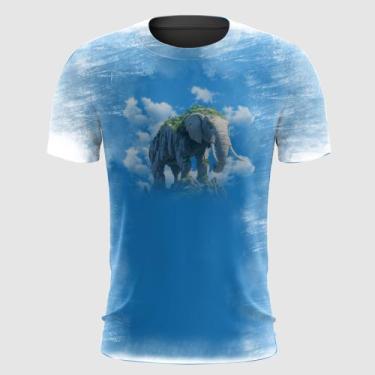 Imagem de Camiseta Montanha em Forma de Elefante - A Fabriqueta, M