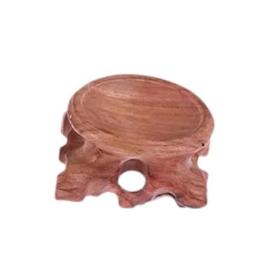 Imagem de YIJU Stand de exibição de madeira, suporte de pedra do globo de esfera, colecionáveis, decorativos, ornamentos, suporte de esfera de ovo para decoração de , 5cmx2.5cm