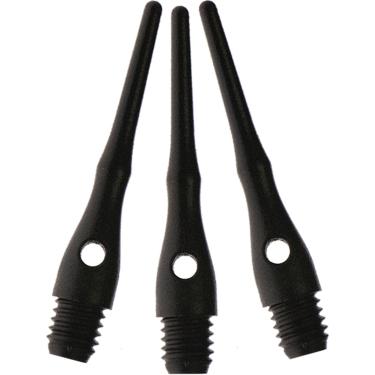 Imagem de Acessório de dardos Viper Dart: Tufflex III 2BA ponta macia pontos de dardo, preto, pacote com 1000