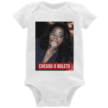 Imagem de Body Bebê Chegou o boleto - Foca na Moda, Branco, G