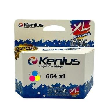 Imagem de Cartucho 664xl compativel colorido para 3516, 3546, 2546, 1516, 4646 -