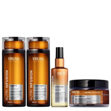 Imagem de Truss Nutri Infusion Kit Shampoo Condicionador Máscara e Óleo 60ml