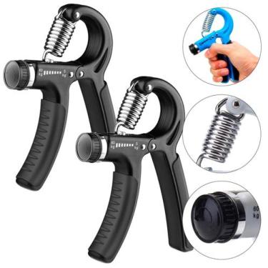 Imagem de Kit 2 Hand Grip Aperto de Mão Fortalecedor Mãos Dedos Punho Fisioterap