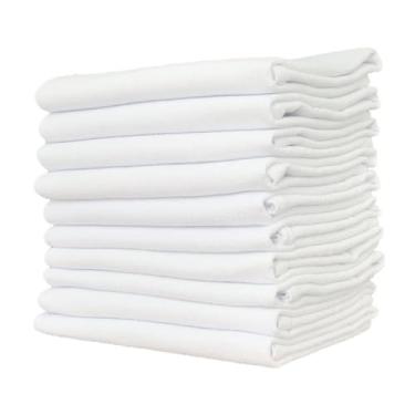 Imagem de 50 Panos De Prato Lisos 42x68cm Boa Absorção Cozinha Pintura Barrado Bordados 100% Algodão Revenda