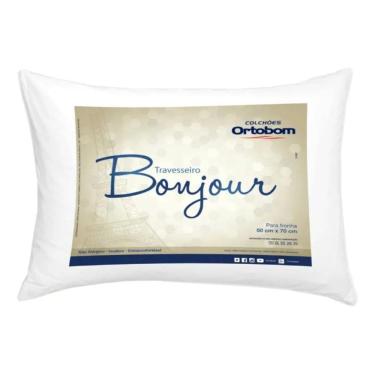 Imagem de Travesseiro Ortobom Bonjour 50x70cm Branco