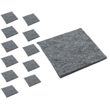 Imagem de Kit 12 Feltro Adesivo Protetor Sofá Cadeira Mesa Moveis Anti-risco Par