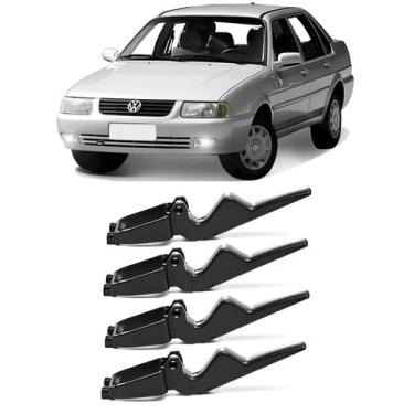 Imagem de Kit Gatilho Maçaneta Externa Quantum Santana 91 a 98 Versailles 91 a 9