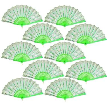 Imagem de QIRMIZI Pacote com 30 ventiladores dobráveis – ventiladores portáteis estilo espanhol, ventiladores de mão a granel para casamento, festa de chá, dança, igreja, apresentação, decoração de casa