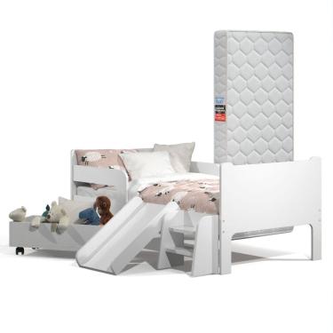 Imagem de Mini Cama Infantil Montessoriana com Baú Bella + Colchão