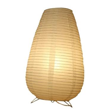 Imagem de Lâmpada de Cabeceira de Papel Capa de Luz de para Sala de Estar, Longo 22x39cm, Tamanho real