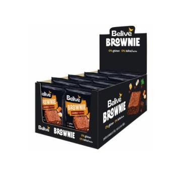 Imagem de Brownie Caramelo E Castanha Do Brasil Zero Glúten e Lactose Belive 10x