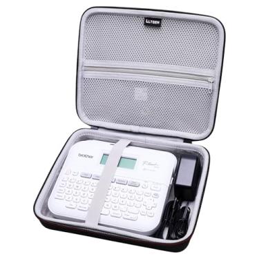 Imagem de LTGEM Capa rígida para Brother P-Touch PT- D610BT / PT-D410 / PTD600 / PT-D460BT/ PTD400AD – Bolsa de armazenamento de transporte protetora de viagem