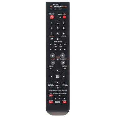 Imagem de Beyution Controle remoto de substituição 00084A AK59-00084A compatível com Samsung DVD VCR Combo Player 00084A AK59-00084A DVD-VR375 DVD-VR375A DVD-VR375/XAA