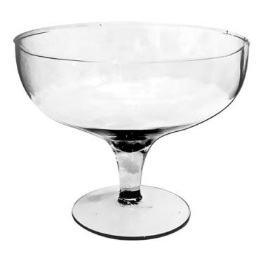 Imagem de Taça Tailândia Grande 2,8l Lisa Sobremessa Decoração - Mistral Vidros