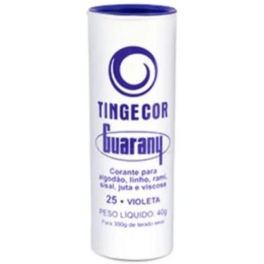 Imagem de Tinta p/ Tecido Corante Tingecor Guarany 40g Tintol Violeta