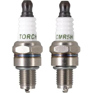 Imagem de TORCH Substituição de vela de ignição CMR5H para vela de ignição NGK CMR5H, para CHAMPION 965 RZ7C, compatível com Stihl FC70 BR500 BR550 BR600 Honda Husqvarna Rep, 2 peças, OEM, ea