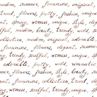 Imagem de LACHEERY Papel de parede marrom e branco de 44,5 x 701 cm, papel de parede vintage com letras escritas à mão, papel de parede branco para artesanato, armários, prateleiras, papel de parede de vinil