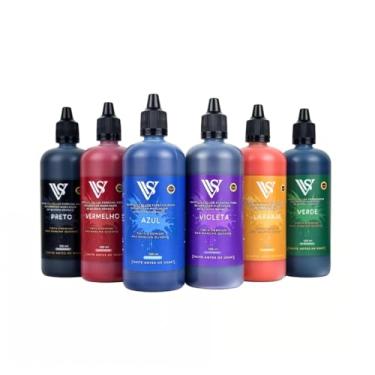 Imagem de kit de Tinta Especial Premium Para Marcador De Quadro Branco Pilot 120ml 6 unidades