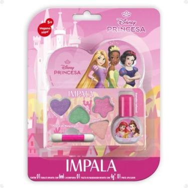 Imagem de Kit Impala Princesa: Paleta de Maquiagem e Esmalte Infantil