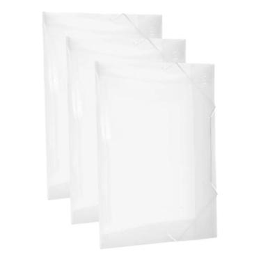 Imagem de 10 X Pasta Aba Com Elastico Dac Documento Oficio A4 Escritorio Cores T