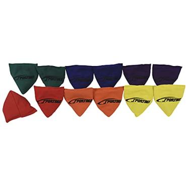 Imagem de Sportime Sacos de feijão triangular, conjunto de 12-1478834
