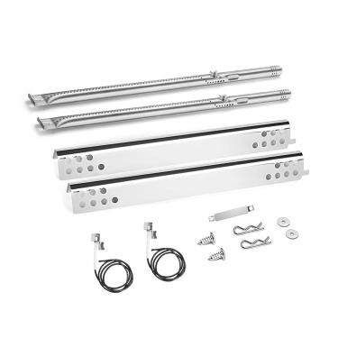 Imagem de Peças de reposição para churrasqueira Charbroil Performance 2 queimadores 463625217, 463625219, 463673517, 463673019, 463673617, 463673619, tubo cruzado para churrasqueira a gás Char-Broil 2