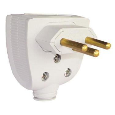 Imagem de Plugue Profissional Reforçado 2P+T 10 Ampères Branco - 615832 - PIAL