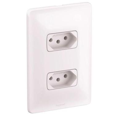 Imagem de 2 Tomadas 2P+T 4X2 10A 250V Zeffia - 680111 - PIAL